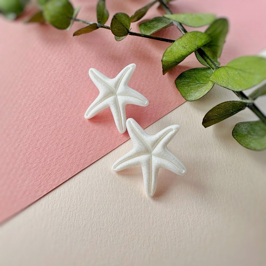 Auskarai Jūrų žvaigždės |Didelės|AUP-40